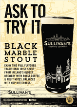 Load image into Gallery viewer, Sullivans Black Marble Stout (case 24 *440ml Can)
