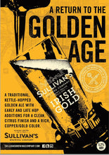 Load image into Gallery viewer, Sullivans Irish Gold Ale (Case of 24 * 440ml Cans)
