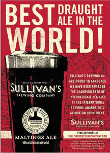 Sullivans Maltings Red Ale (Case of 24 * 440ml Cans)