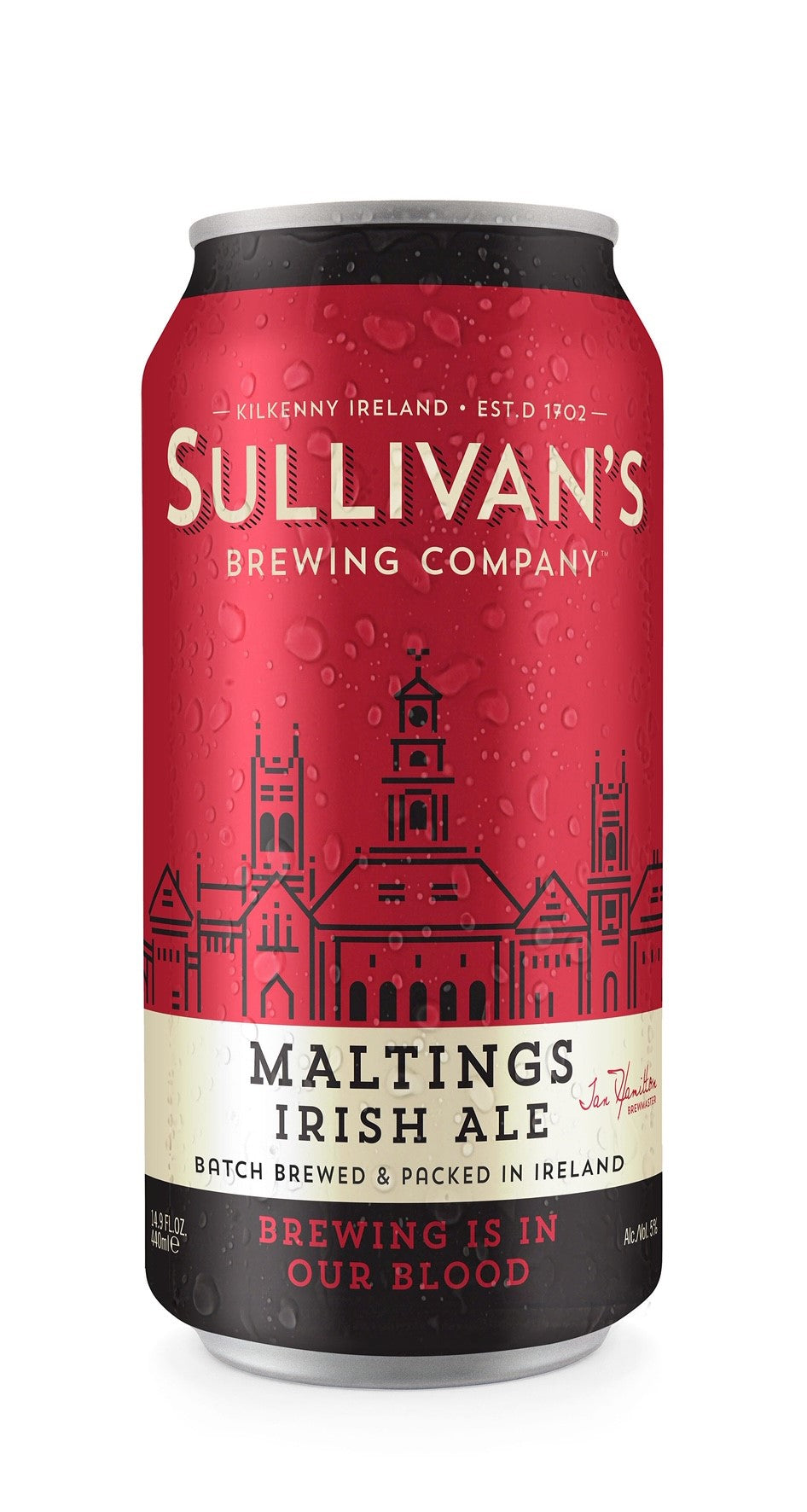 Sullivans Maltings Red Ale (Case of 24 * 440ml Cans)
